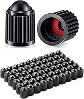 Vista 8 de KURAMI - 100 tapones de vástago de válvula de neumático+100 piezas de repuesto de núcleos de válvula de neumático para automóvil, camión