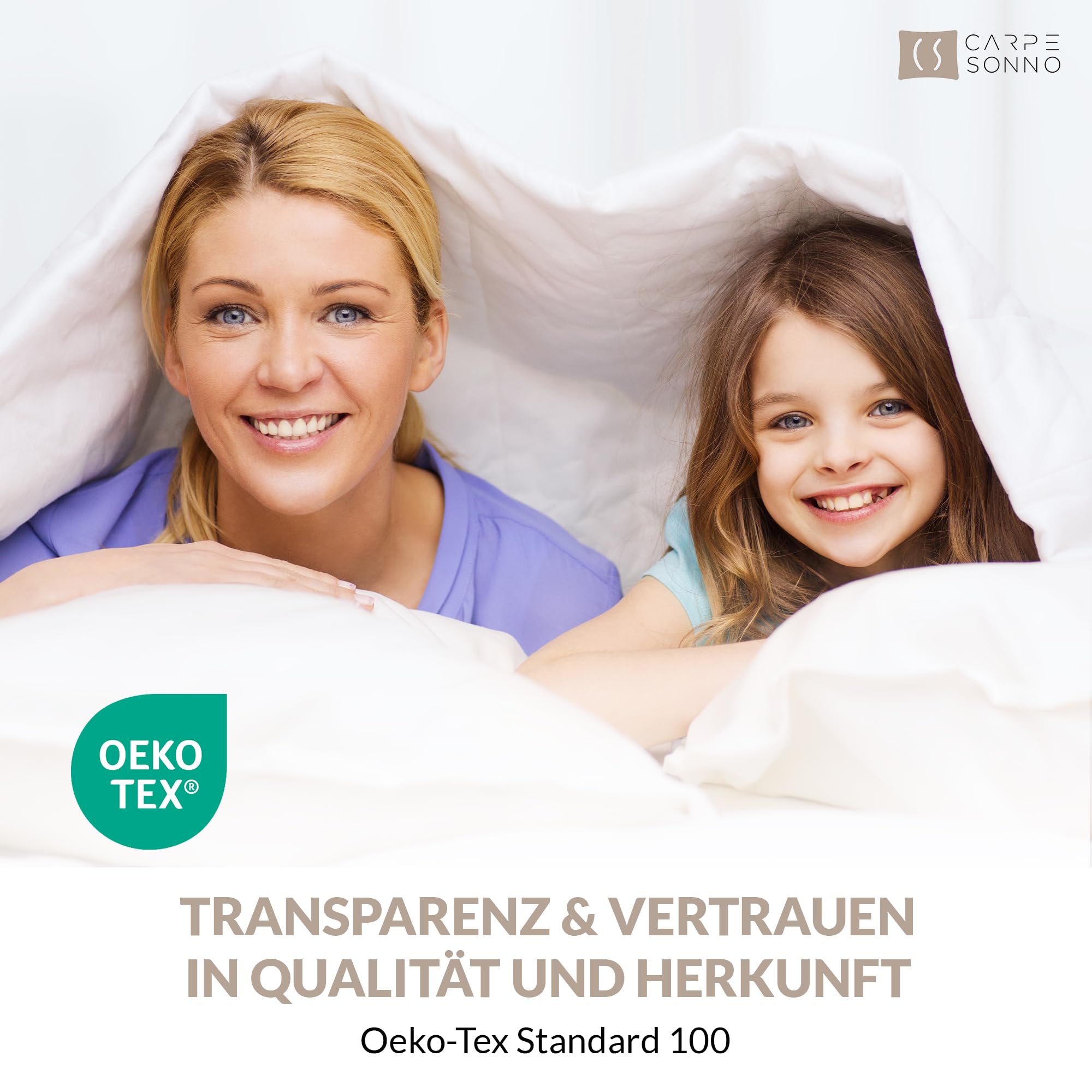 Carpe Sonno Damast Bettwäsche 135x200 Baumwolle | Bettwaren & Bettwäsche Baumwolle 135x200 | Duvet Cover gestreift Deckenbezug Kissenbezug mit Reißverschluss | Hotel Bettbezug 135 x 200 Blau