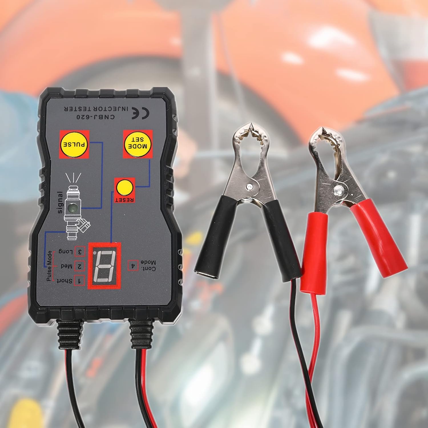 Buy lukar Fuel Injector Tester 12V 4 Pulse Modes Fuel Injector Cleaner