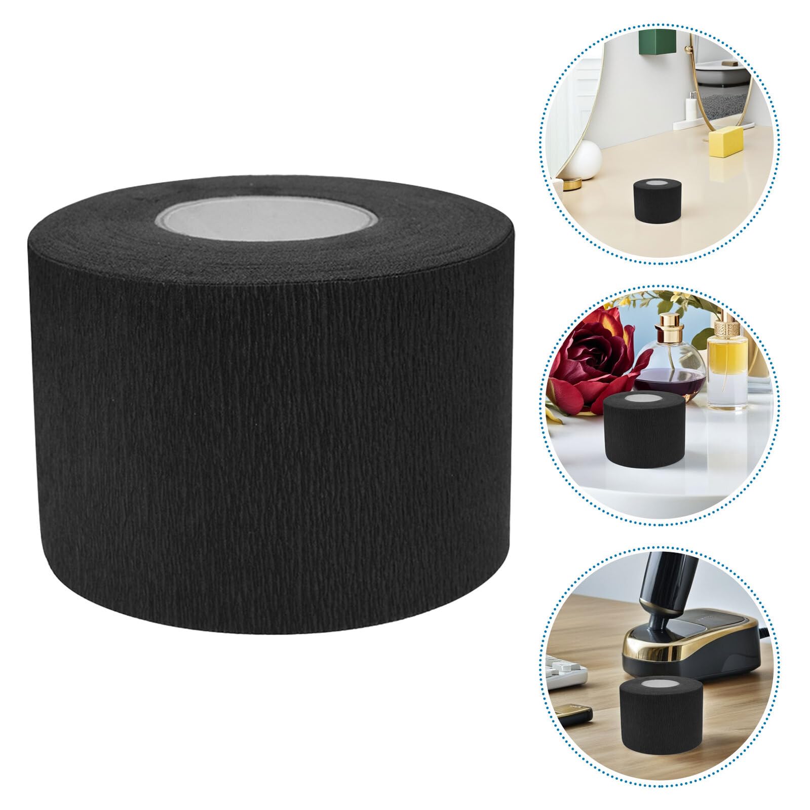 COLLBATH 8piezas Pañuelo de Papel para Cortar el Pelo Bandas Cuello de Barbero Protector de Cuello para Corte de Cabello Tiras Desechables para Peluquería y Spa