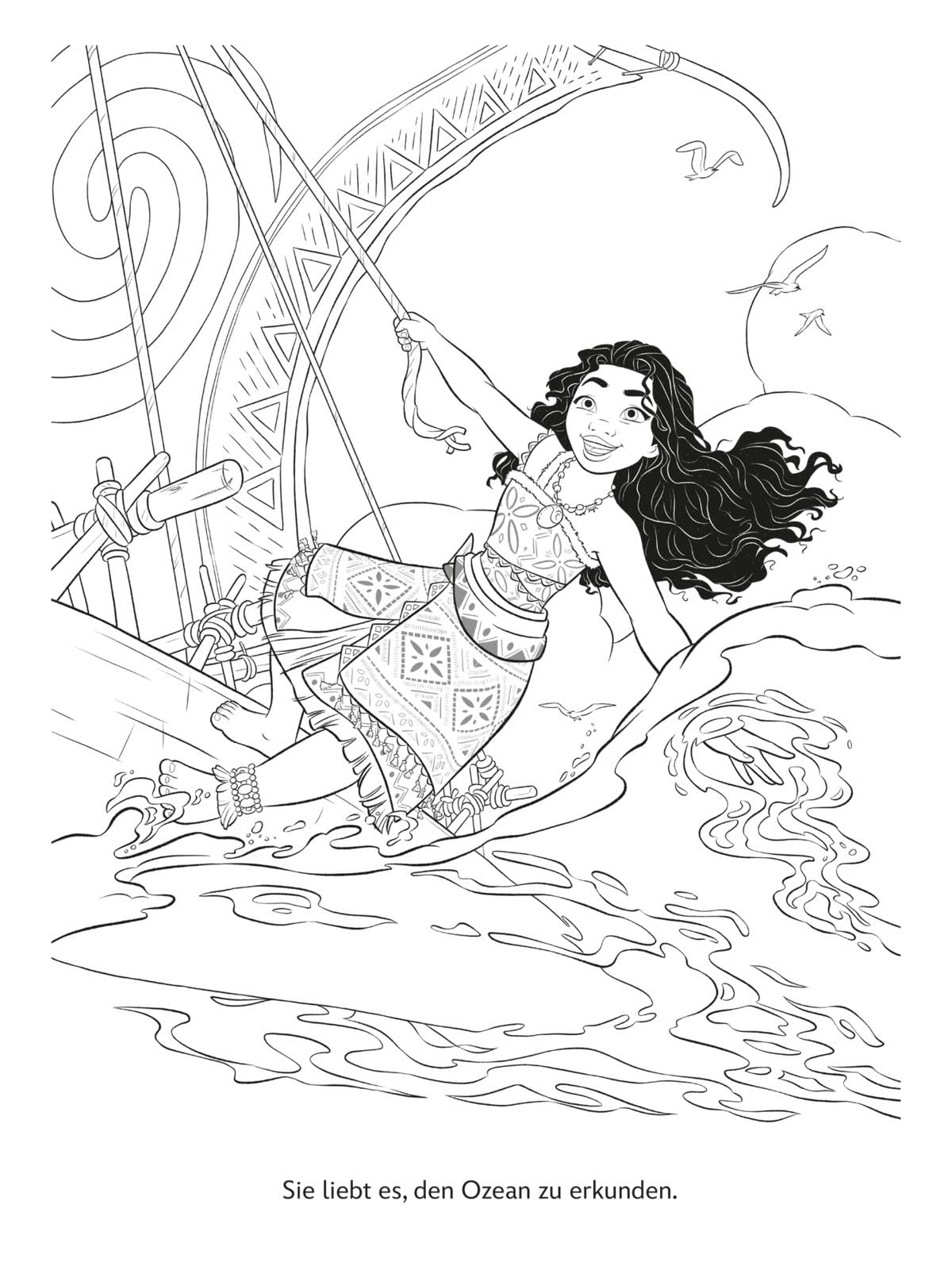 Disney Kreative Beschäftigung: Vaiana 2: Das Malbuch zum Film: Mehr als 60 Ausmalbilder aus dem neuen Disney-Hit ab 3 Jahren
