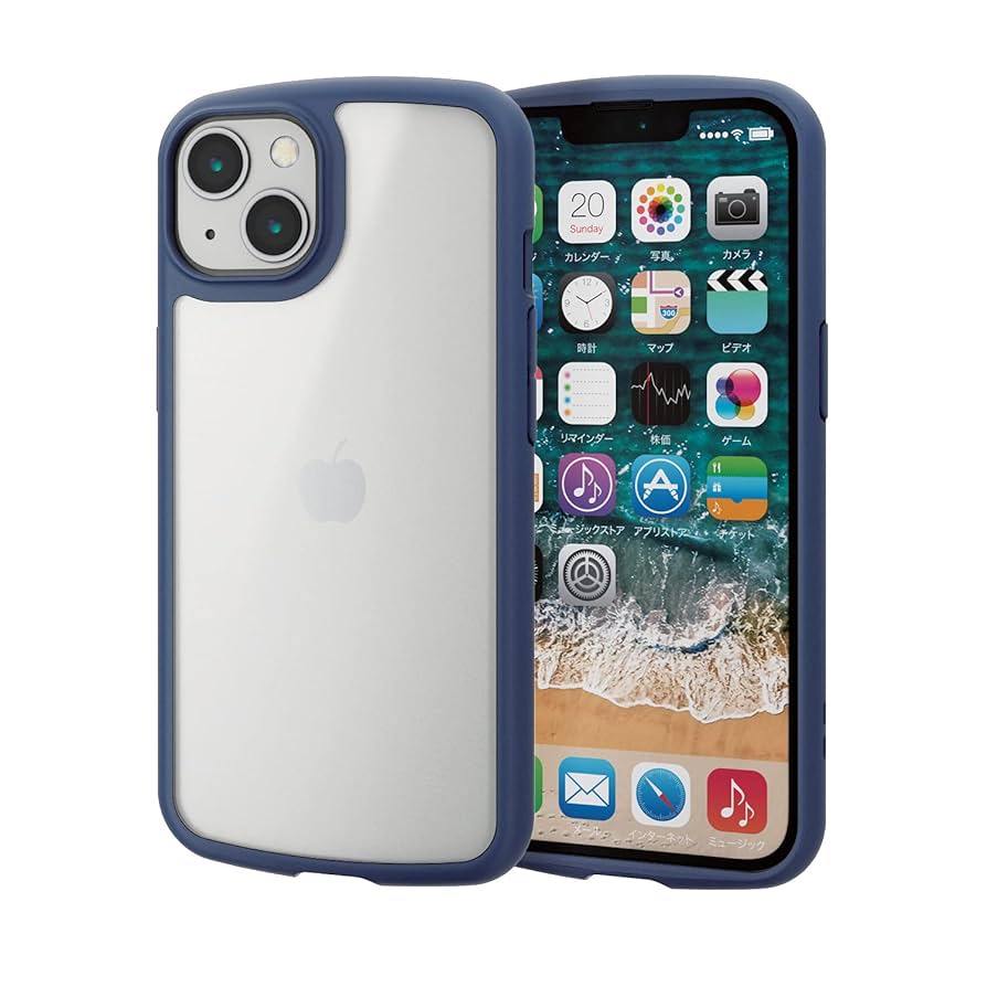 Amazon.co.jp: エレコム iPhone 13/ハイブリッドケース/シルキー