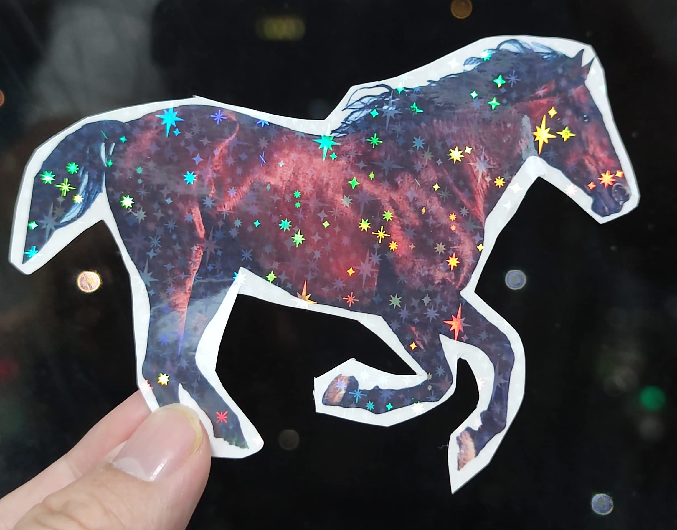 Buy 25 Sheets A4 Size Stars Glitter Holographic Cold Laminate Sheet Premium Overlay Laminating