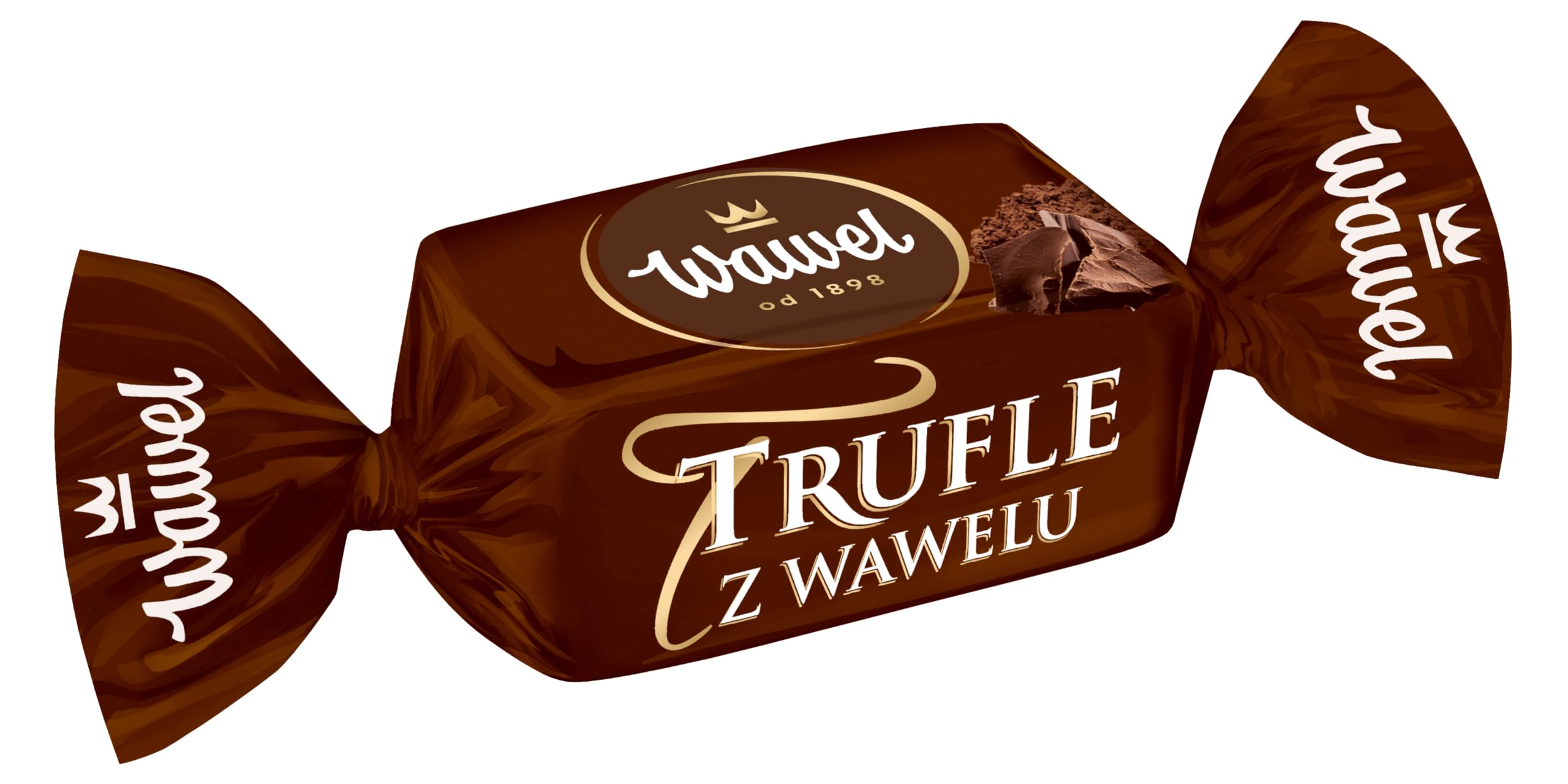 Wawel Trufle z Wawelu Cukierki czekoladowe o smaku rumowym w czekoladzie 245g