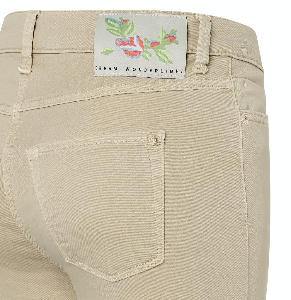 Mac - Damen 5-Pocket Jeans, Dream Summer (5492-90-0351L) | Hochelastischer Light-Denim. Straight Fit. Schmales, gerades Bein. Verkürzte Länge. Schlitz-Detail am Saum. Normale Leibhöhe.