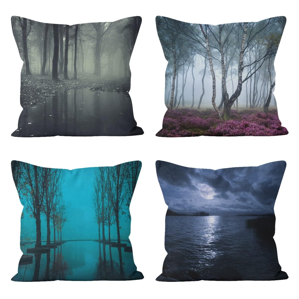 Housse de coussin 50x50cm en lin lavable pour protéger vos assises