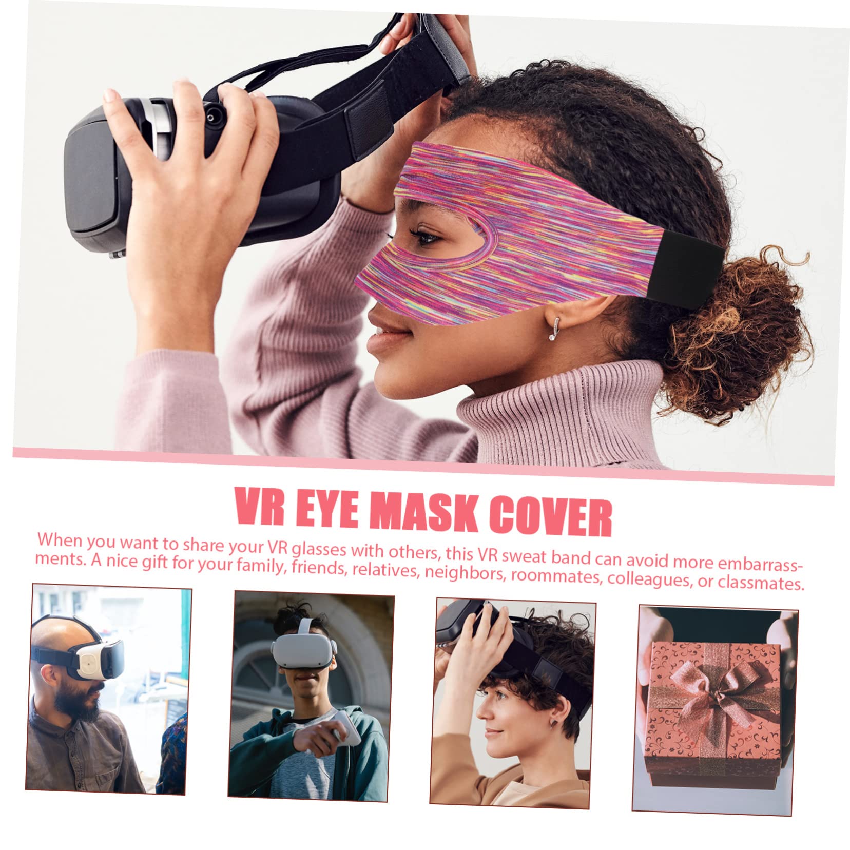 OSALADI 3pezzi Maschera Vr Traspirante Per Headset Copertura Assorbentper Sudore Accessorio Pratico Per Giocare Comodità e Pulizia