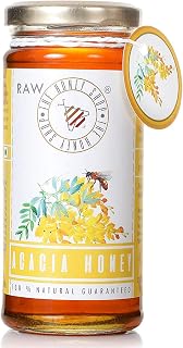 THE HONEY SHOP Acacia Honey 320g – 100% Pure Natural Kashmir Valley White Honey | Raw Unheated Unprocessed Superfood | Imm... Price In India