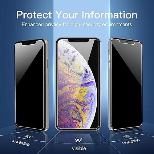 Miniatura 249 de NEW'C - Paquete de 3 protectores de pantalla para iPhone 14, iPhone 13, iPhone 13 Pro (6.1 pulgadas), protección mejorada de vidrio templado