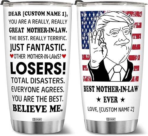 Vista 14 de BECHUSKY Vaso de regalo personalizado con nombre personalizado para mamá, mamá de hija, hijo, esposa, en el día de la madre, Navidad, San Valentín