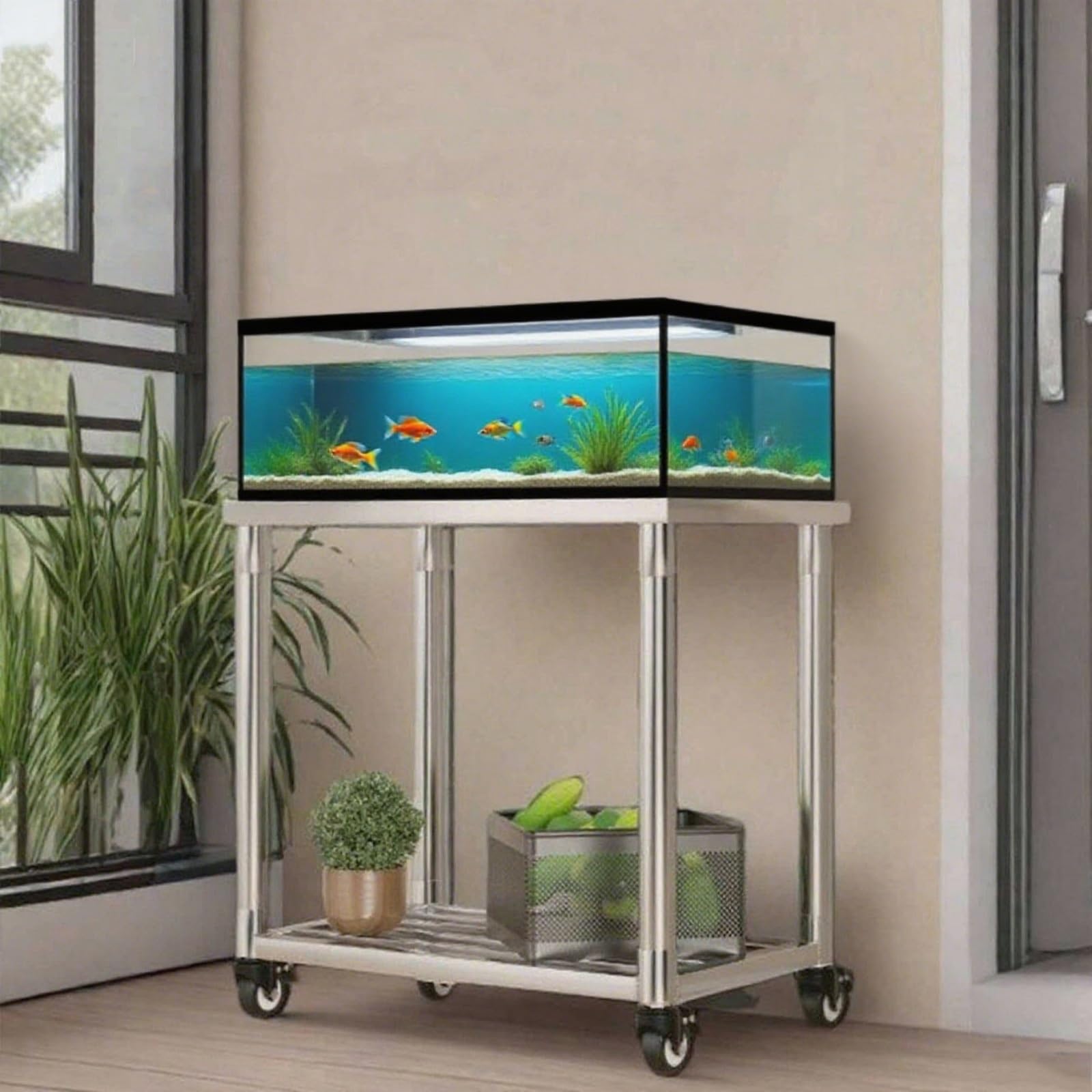Soporte para acuarios de cría ideal para organizar terrarios de reptiles en casa