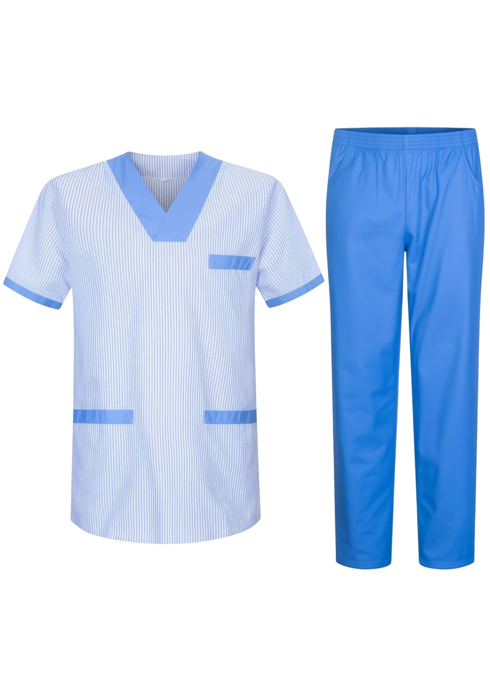 Victory Camisa Sanitario Unisex Raya Profesional Transpirable Con Elastico T817