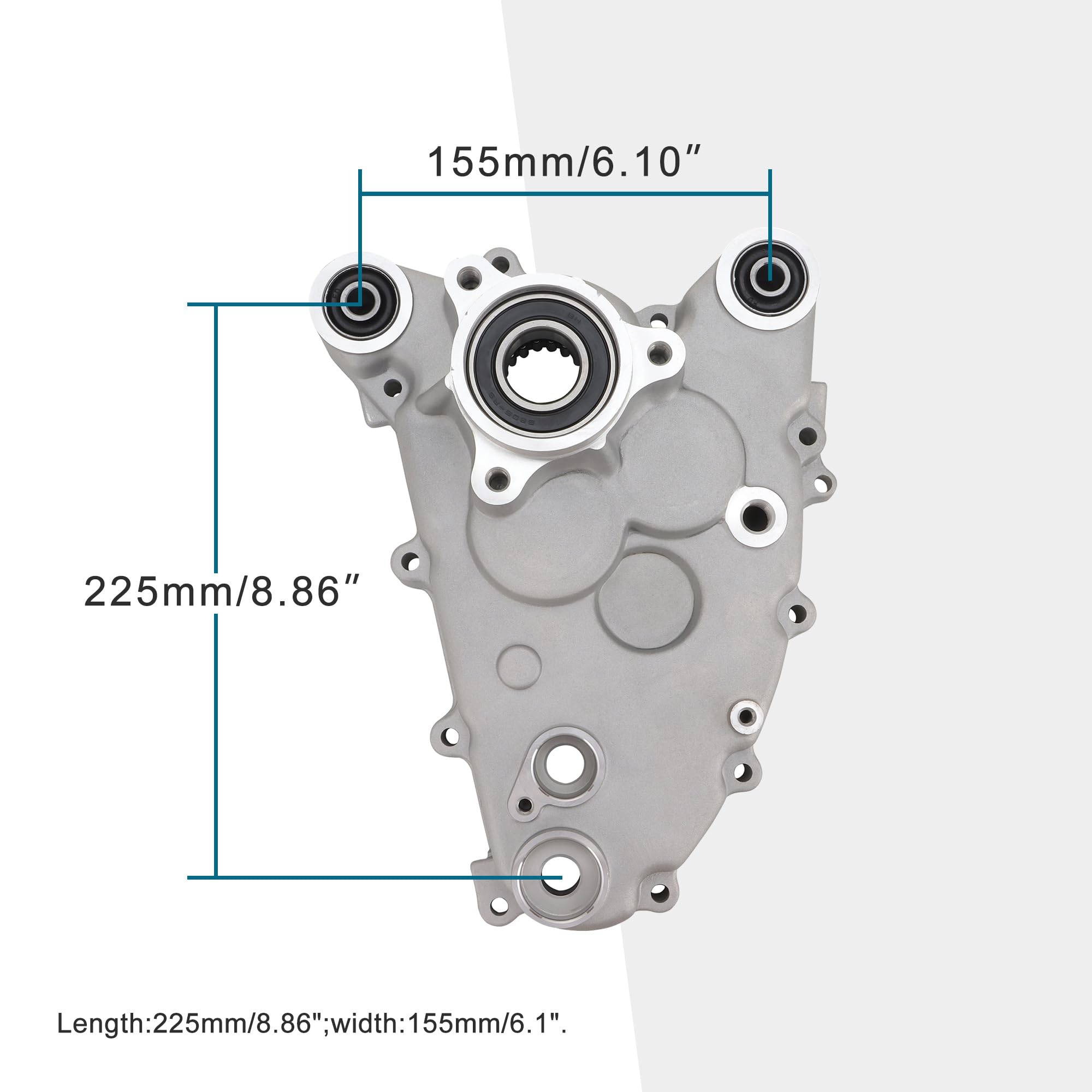 GOOFIT Tapa de Cárter Motocicleta con Junta Correspondiente Reemplazar Para GY6 Scooter