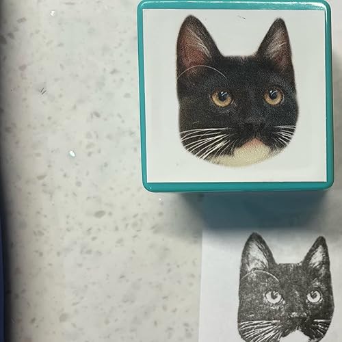 Miniatura 1 de Sello de retrato de mascota por encargo, sello de goma personalizado, sello de mascota personalizado, sello de mascota personalizado, sellos de cara