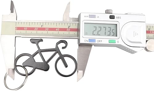 Miniatura 3 de SWATOM Abridor de botellas de bicicleta con llavero llavero cadena anillo accesorios 6 piezas