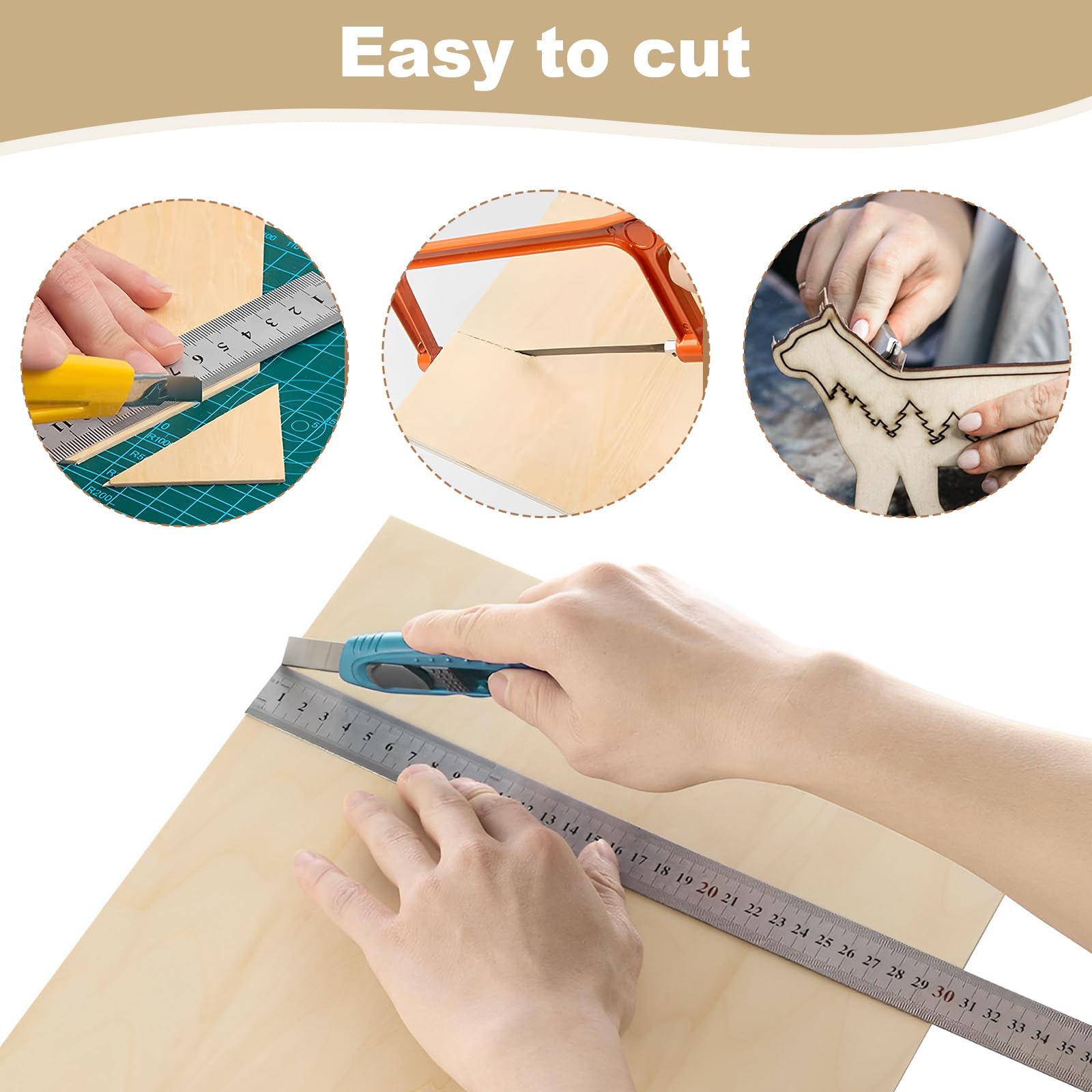 10 placas de madera contrachapada A3 de 2 mm, madera de tilo de 30 x 42 cm, placas de madera para manualidades, madera contrachapada para modelismo, pirograbado, trabajos de madera DIY (A3-420 x 300 x