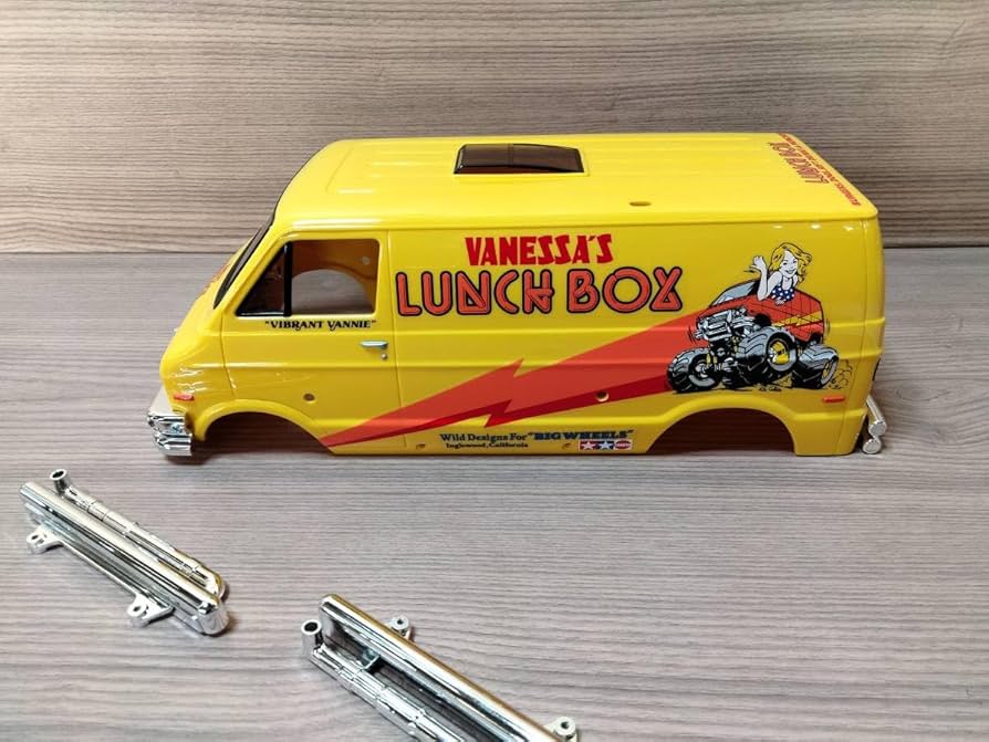 タミヤ RC ランチボックス カスタムボディ 塗装済み完成品、未使用 ボディのみ タミヤ RC ランチボックス カスタムボディ 塗装済み完成品、未