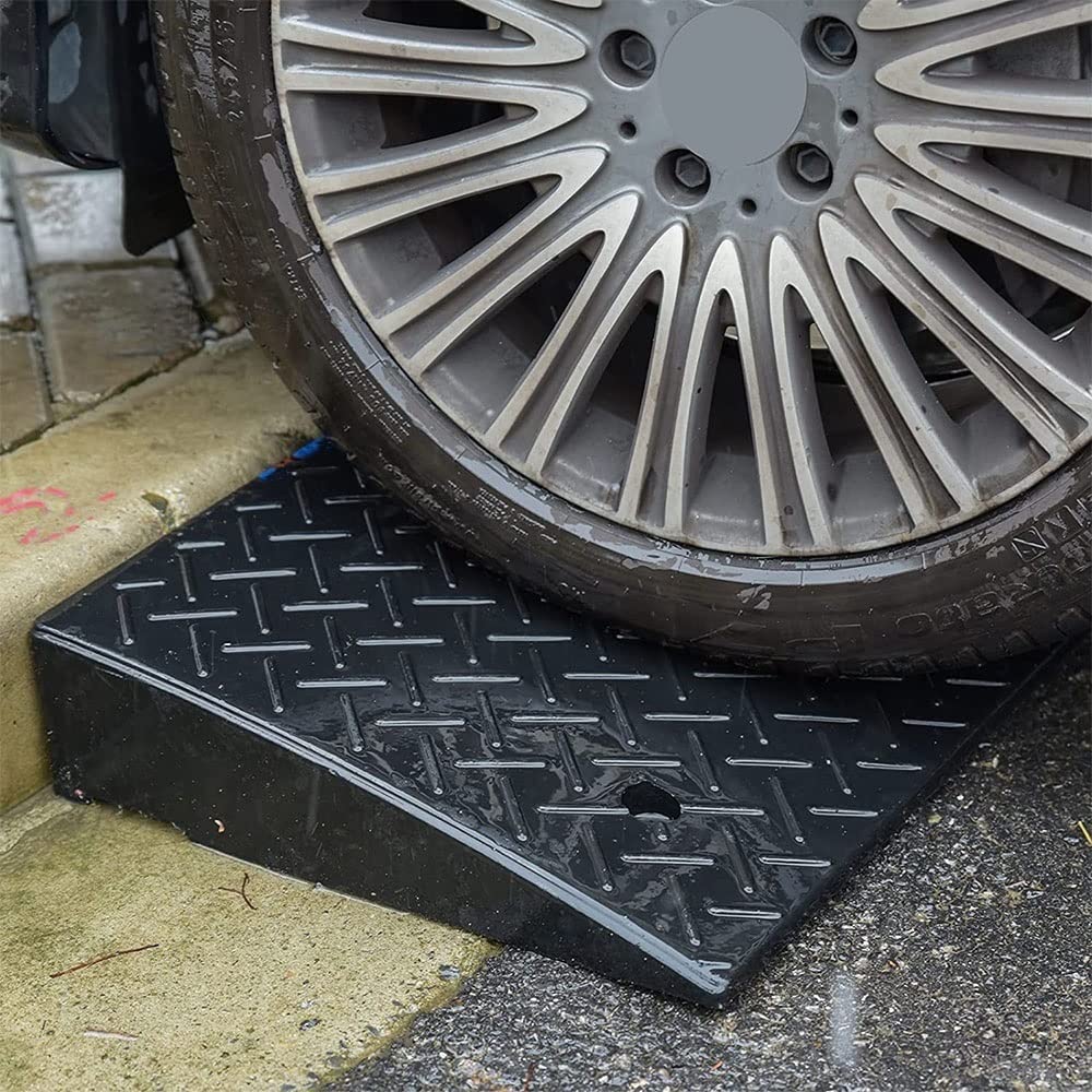 Rampa Di Soglia Porta Rampa Di Carico Portatile Rampe Per Marciapiede Antiscivolo Altezza 4cm-13cm Rampe Per Sedia A Rotelle Per Auto Vialetto Moto Banchina Di Carico(100x25x4cm)