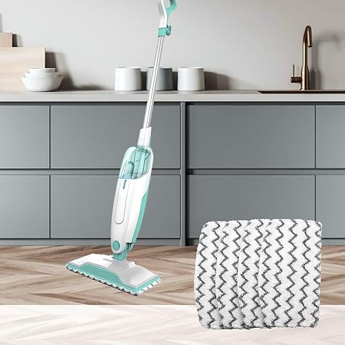 Miniatura 6 de Paquete de 4 almohadillas de repuesto para trapeador de vapor Shark S1000 S1000C S1000WM S10001C S1000A S1200 SK140 SK141 S3101 S3250 S3251,