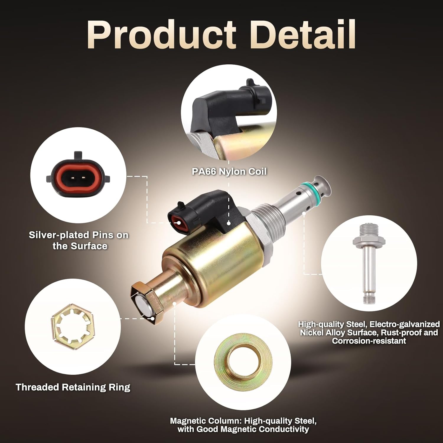 7.3l IPR Valve Fuel Injector Pressure Regulator Valve F81A9C968AA F5TZ9C968A Compatible for V8 Powerstroke 1995-2003 F250 F350 F450 F550 E350 E450 E550
