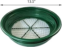 Vista 32 de ASR Outdoor Gold Panning 1/50 Classifier Screen Sifting Pan Prospecting Mesh Sieve