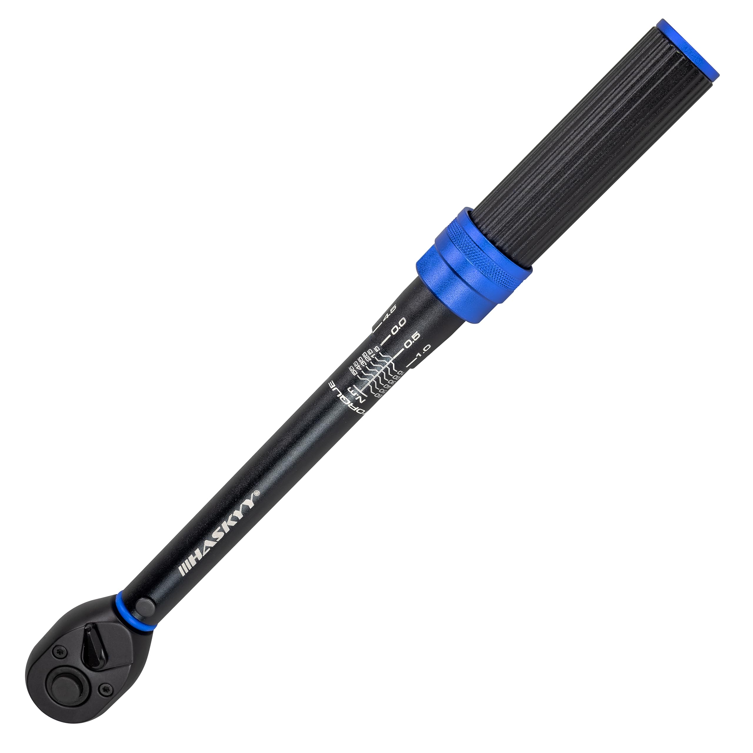 HASKYY Set di chiavi dinamometriche 3/8" 5-60Nm per moto - Accessori: asta di prolunga, bit, inserti speciali per dadi, adattatori - Kit di strumenti per riparazione e servizio motore chopper - Serie