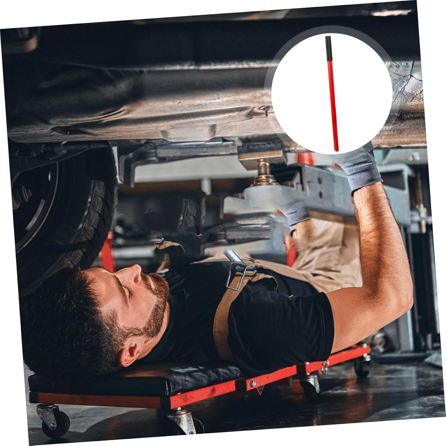 Floor Jack Handle Replacement for Horizontal Jack Pole Lever Handle for Jack and Stand Kit