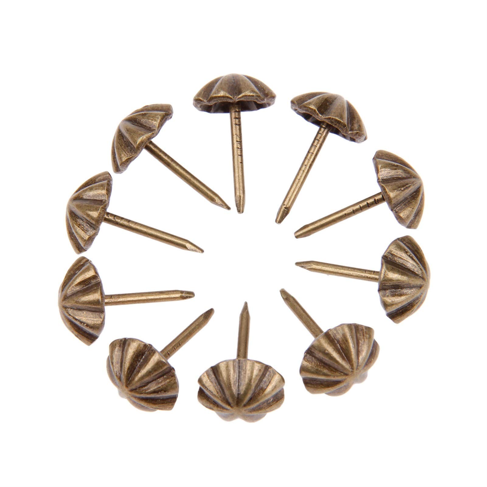 Clous de tapisserie fleur 1117 mm pour fixer solidement les tissus d'ameublement