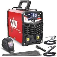 VECTOR WELDING Soldador Inverter de Electrodos 160A Set, Máquina de Soldar MMA Portátil, Tecnología IGBT, Pant