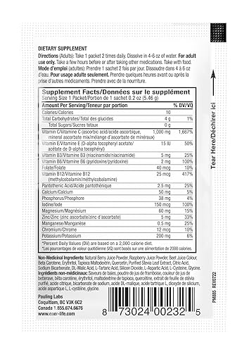 Miniatura 4 de Ener-C Mezcla de bebidas multivitamínicas sin azúcar, 1000 mg de vitamina C, sin OMG, veganas, jugos de frutas reales, apoyo inmunitario natural,