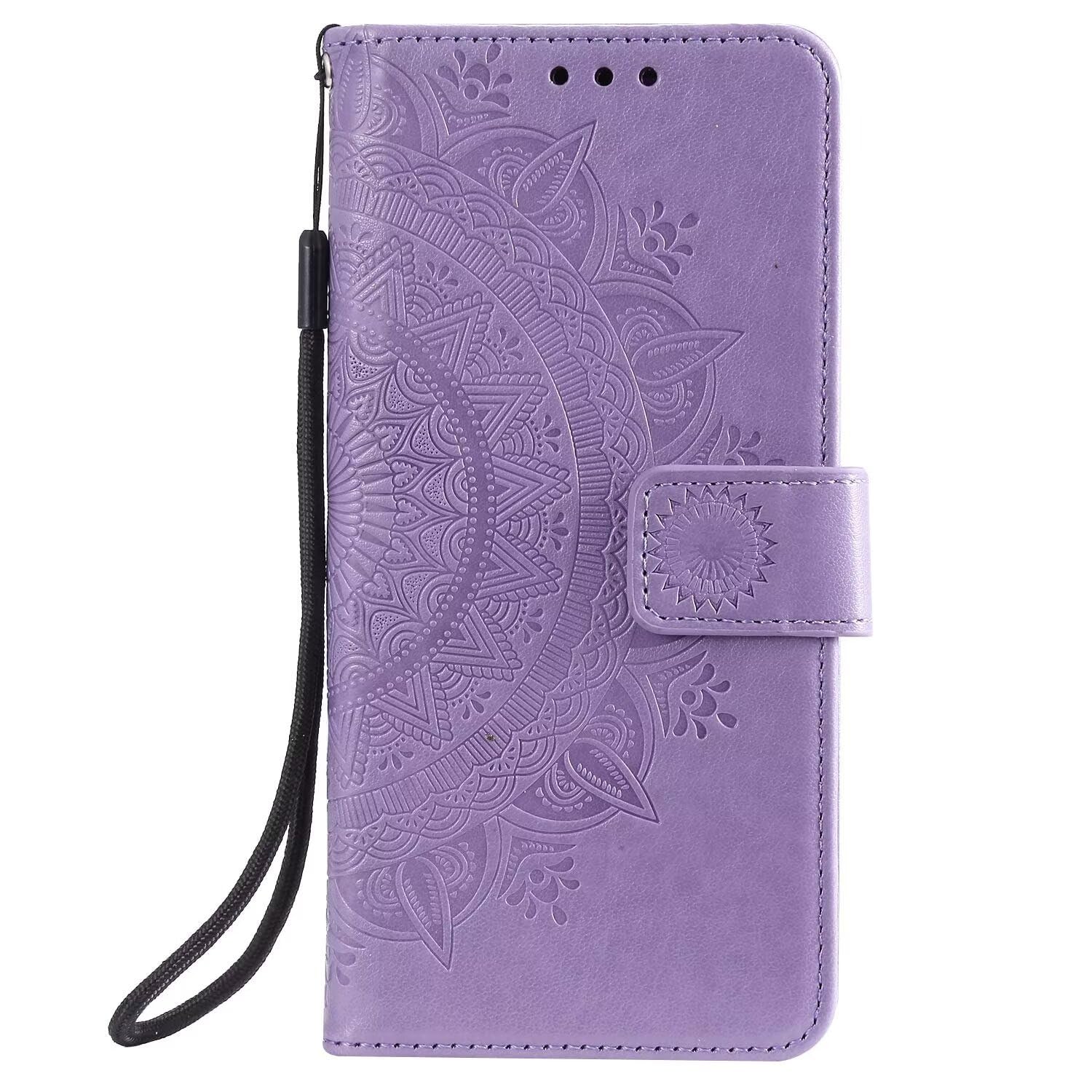 for Motorola Moto E14 / G04 / G24 Case Protective Motorola Moto E14 / G04 / G24 Wallet Phone Case Flip PU Leather Shockproof Card Holder Magnetic Stand Cover for Motorola Moto E14 / G04 / G24, Purple
