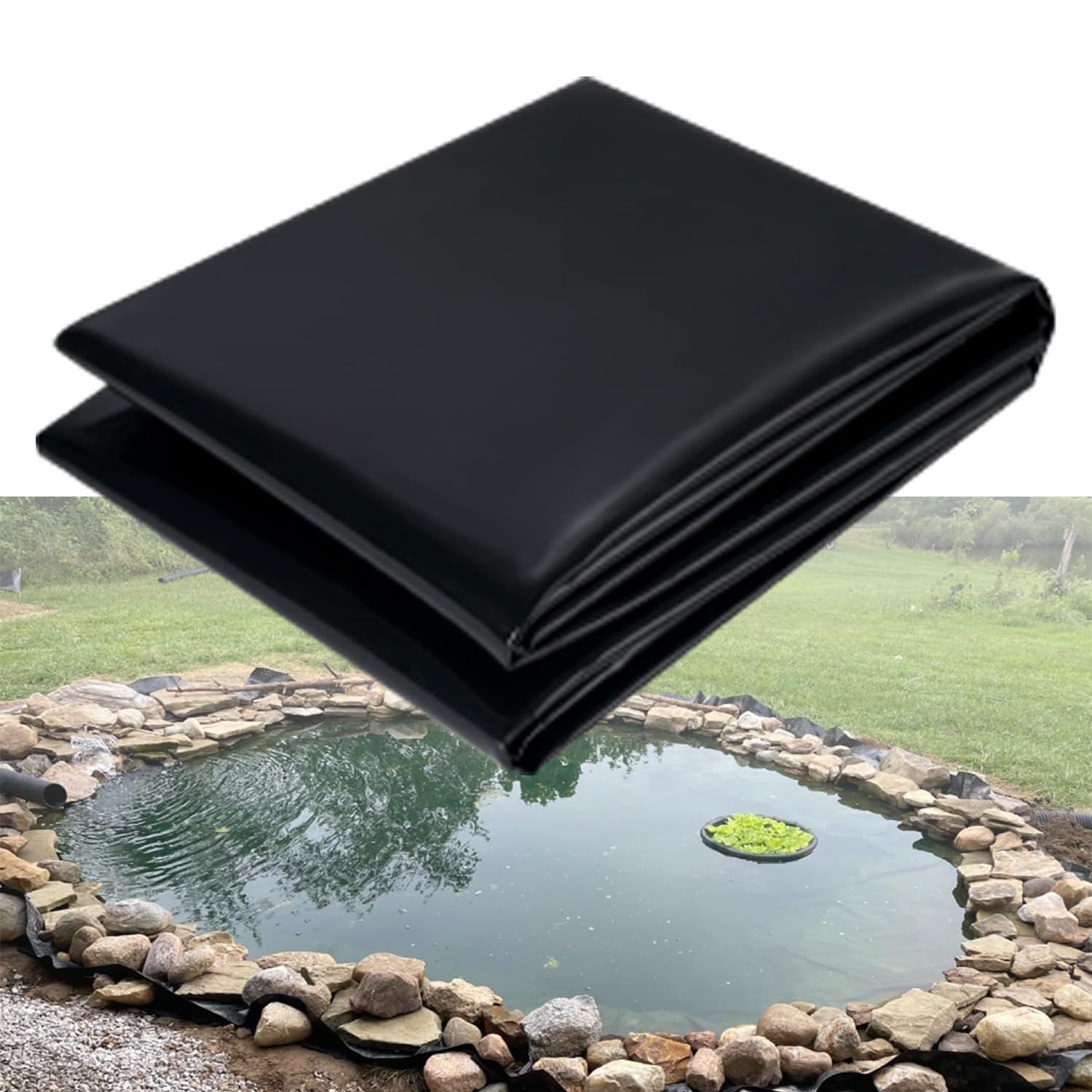 Dtyubfg Bache Pour Bassin, 13X13m Bâche D'étang,Bâche Pour Étang