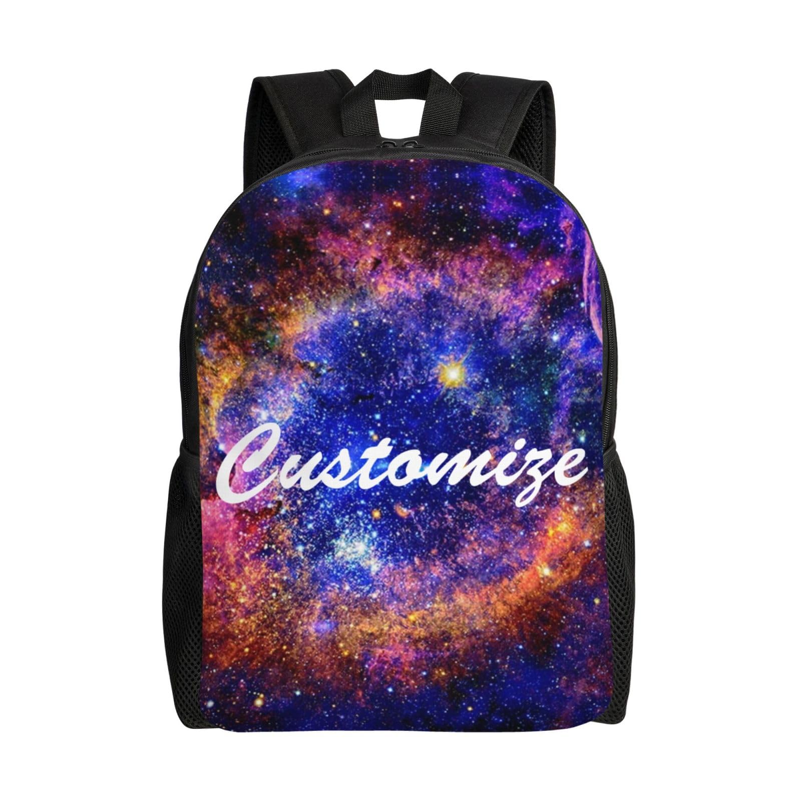 WENNGNGT Custom Backpack For Men Women Personalized Backpacks Photo Text Gifts Customized Laptop Bags For Travel Picnic