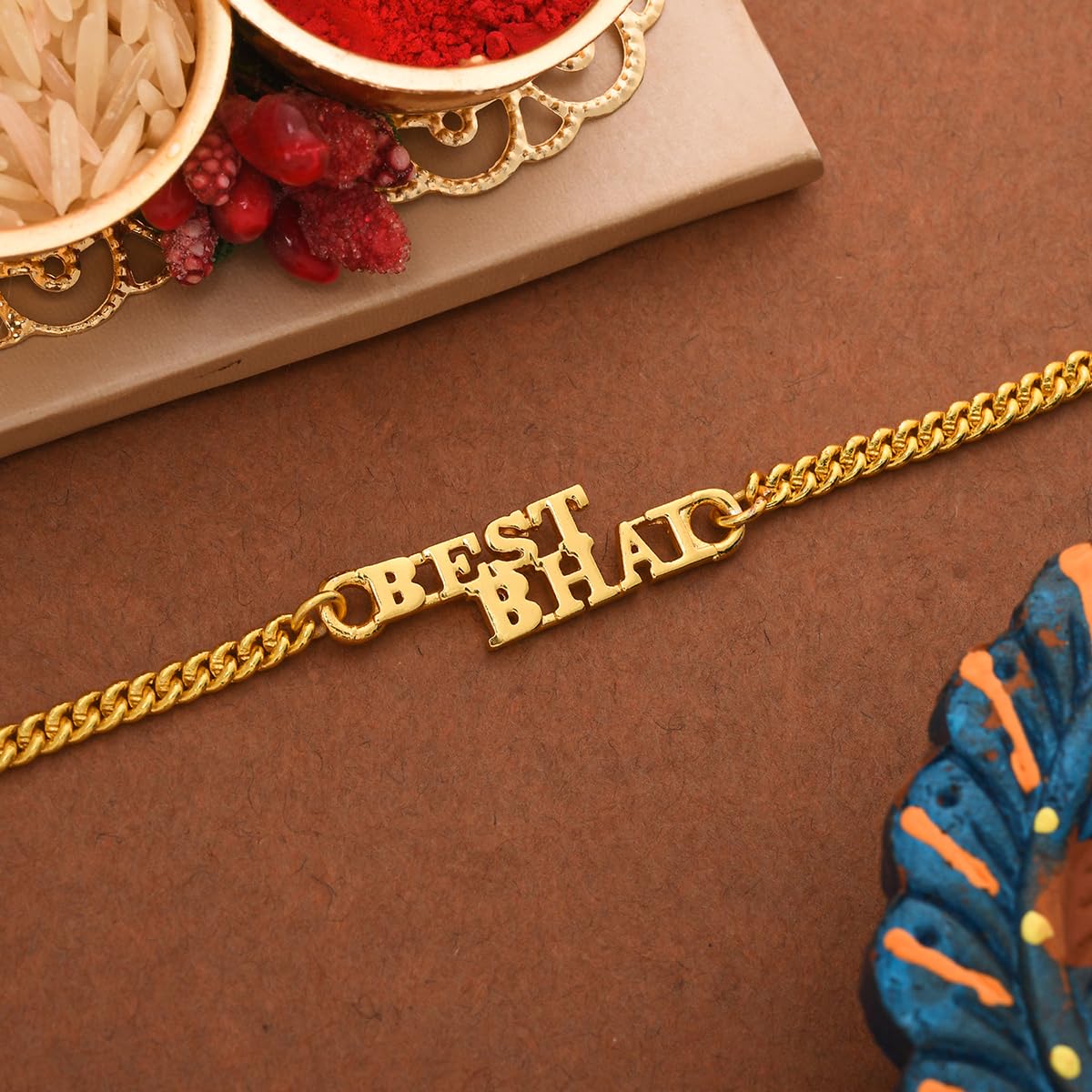 Bhai Tone Style Rakhi Bracelet