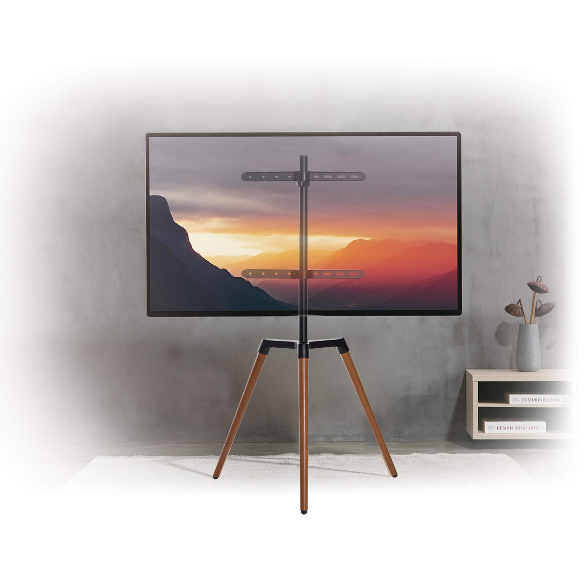 EasyLife - TV statief houten ezel tripod - Studio TV stand tot 65 inch
