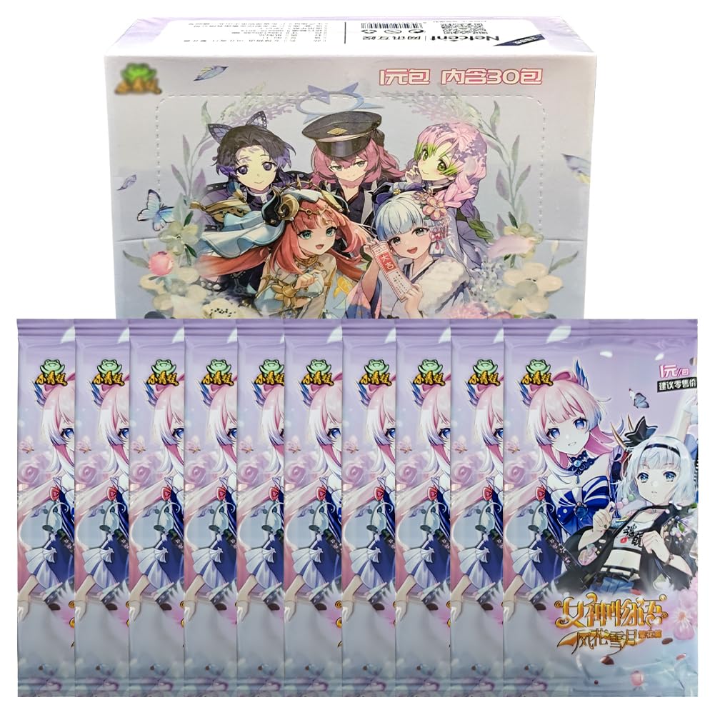 RiTeDei Goddess Story 1YUAN11-10 Packs, Goddess Girls Waifu Card (NS1-11 Pack), Small