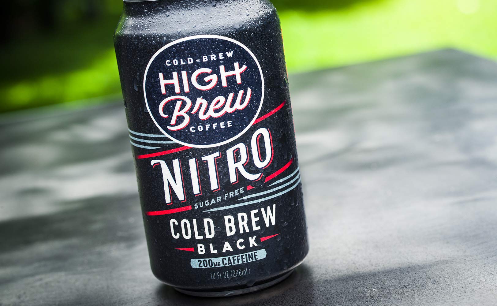 High Brew Coffee, Cold Brew, Nitro Black, Sugar Free & Dairy Free, 10