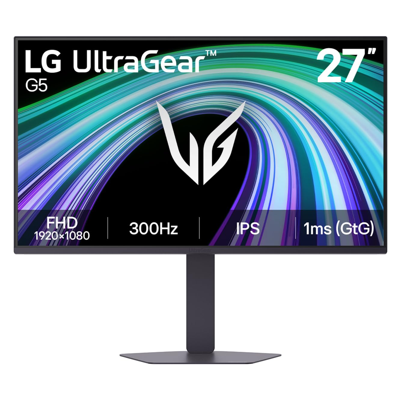 Lg Black Ultragear G5 27G550b-B 27" Full Hd Ips 300Hz 1Ms Height Adjustable Gaming Monitor