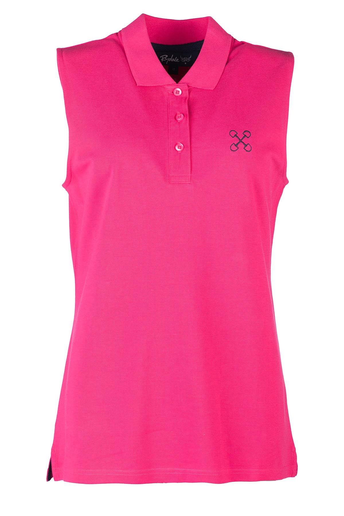 Rydale Women's Bonbon Sleeveless Polo Shirt Summer Top Country Polos Cotton Vest (Uk, Numeric, 18, Regular, Regular, )