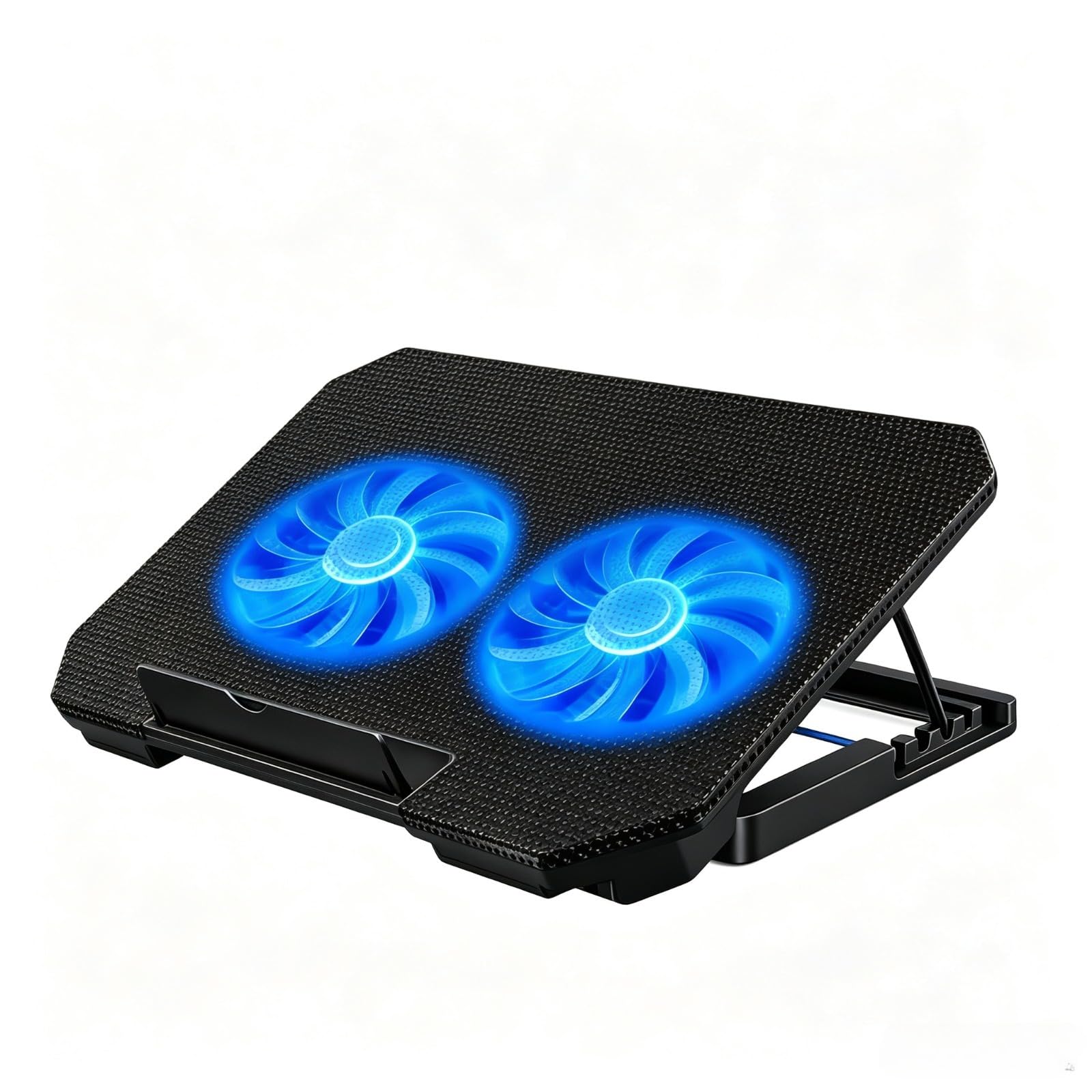 Base Refrigerada Notebook 2 Coolers Silenciosos Ajustável USB | Base notebook 2 coolers