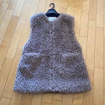 Amazon.co.jp: SLOBE IENA ECOPELファーベスト ベージュ : ファッション