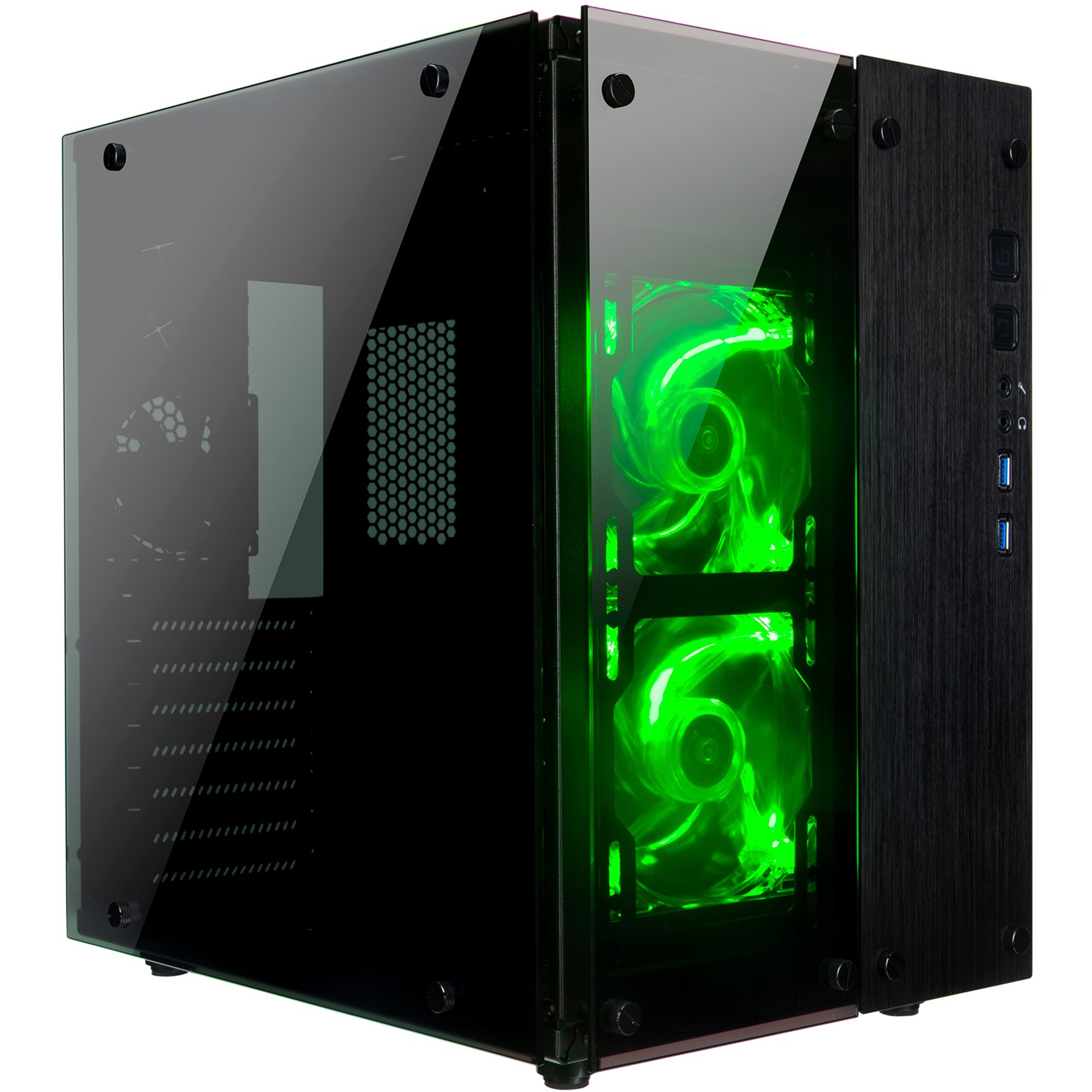 Rosewill Cullinan Px Tempered Glass Full Window Desktop Pc
