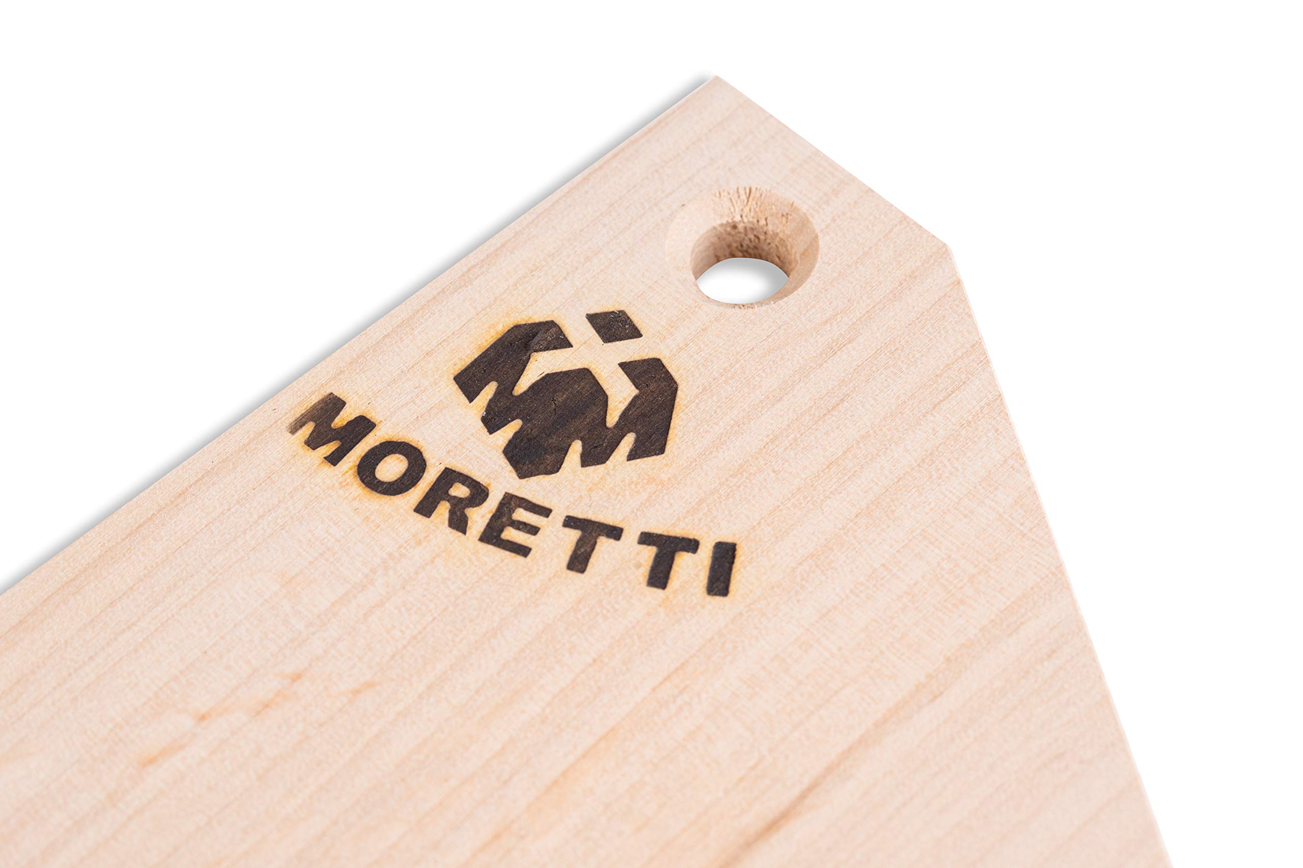 Moretti® | Lomo | Bresaola de cerdo | Envasado al vacío alrededor de 800g / 900g | Filete magro seco sazonado artesanalmente | Sin OMG | En tabla de cortar de madera de aliso de regalo