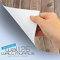 Vista 2 de wall26 - Papel tapiz autoadhesivo de la serie de murales grandes (100 x 144 pulgadas, mapa del mundo vintage)