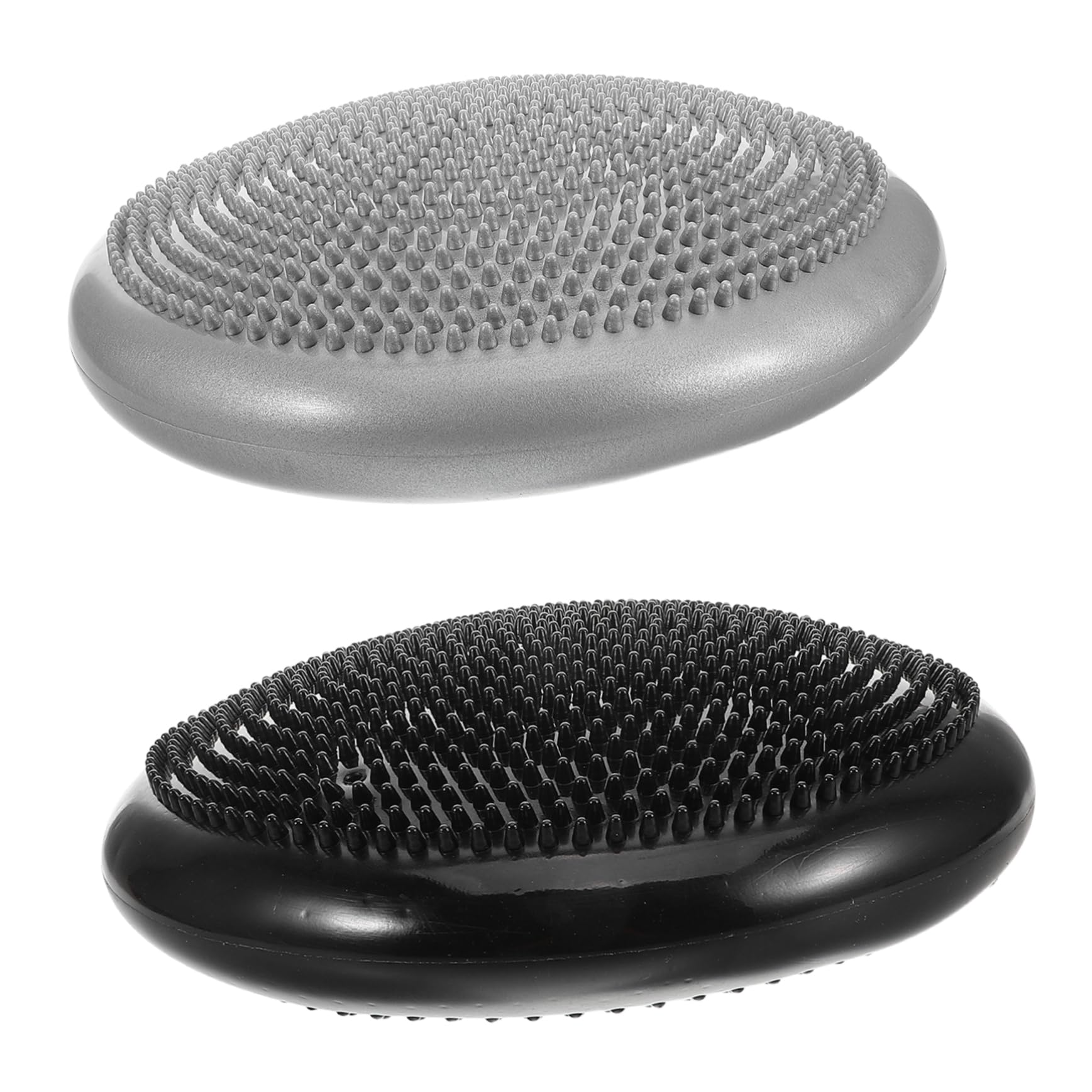 KOMBIUDA Cuscino Gonfiabile Per Yoga Base Rotonda in Pvc Per Allenamento Muscoli Core 2 Pezzi Per Seduta Ufficio Palestra Di Casa