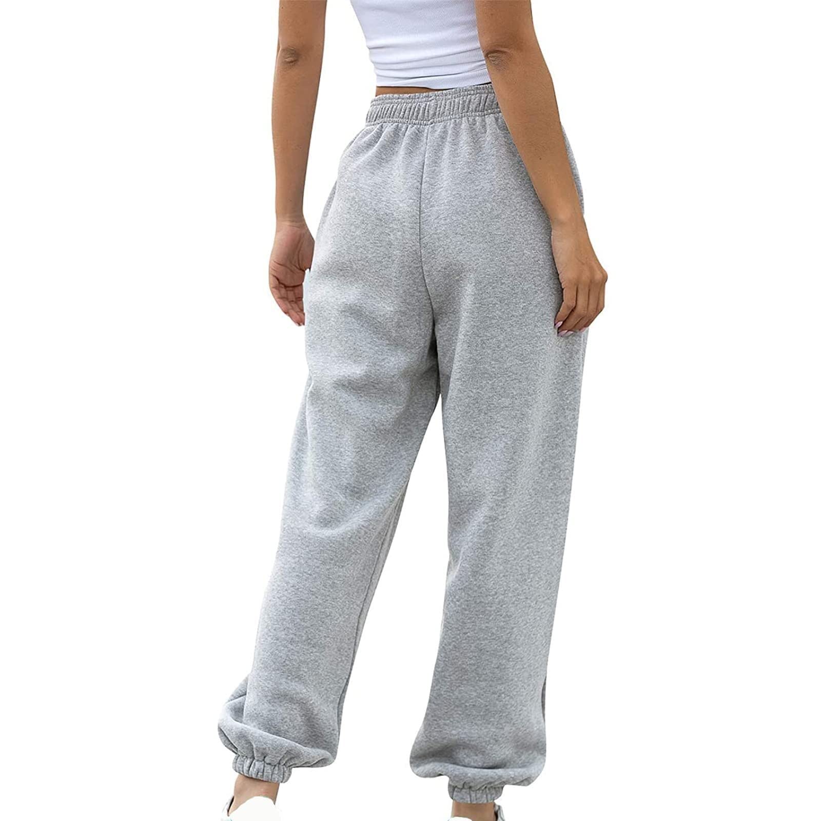 Damskie spodnie dresowe z wysokim stanem, joggery dla kobiet, spodnie do joggingu, spodnie dresowe dla kobiet z