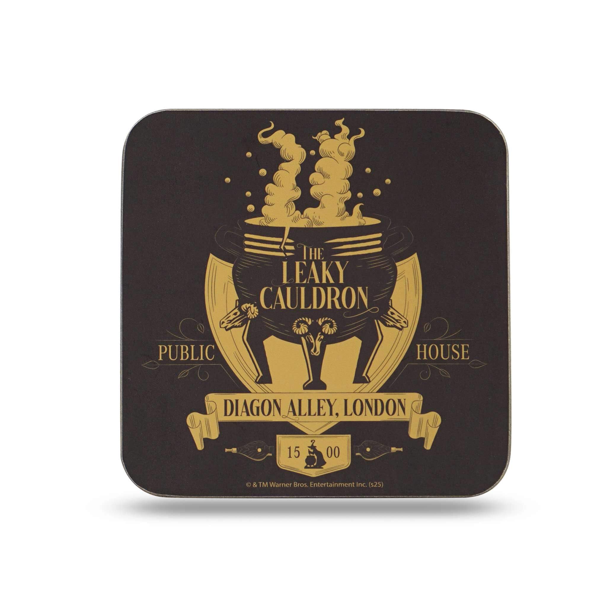 Half Moon Bay | Harry Potter | Leaky Cauldron | Leaky Cauldron Public House Drinks Coaster | Official Merchandise | Beer mat | Birthday Gift