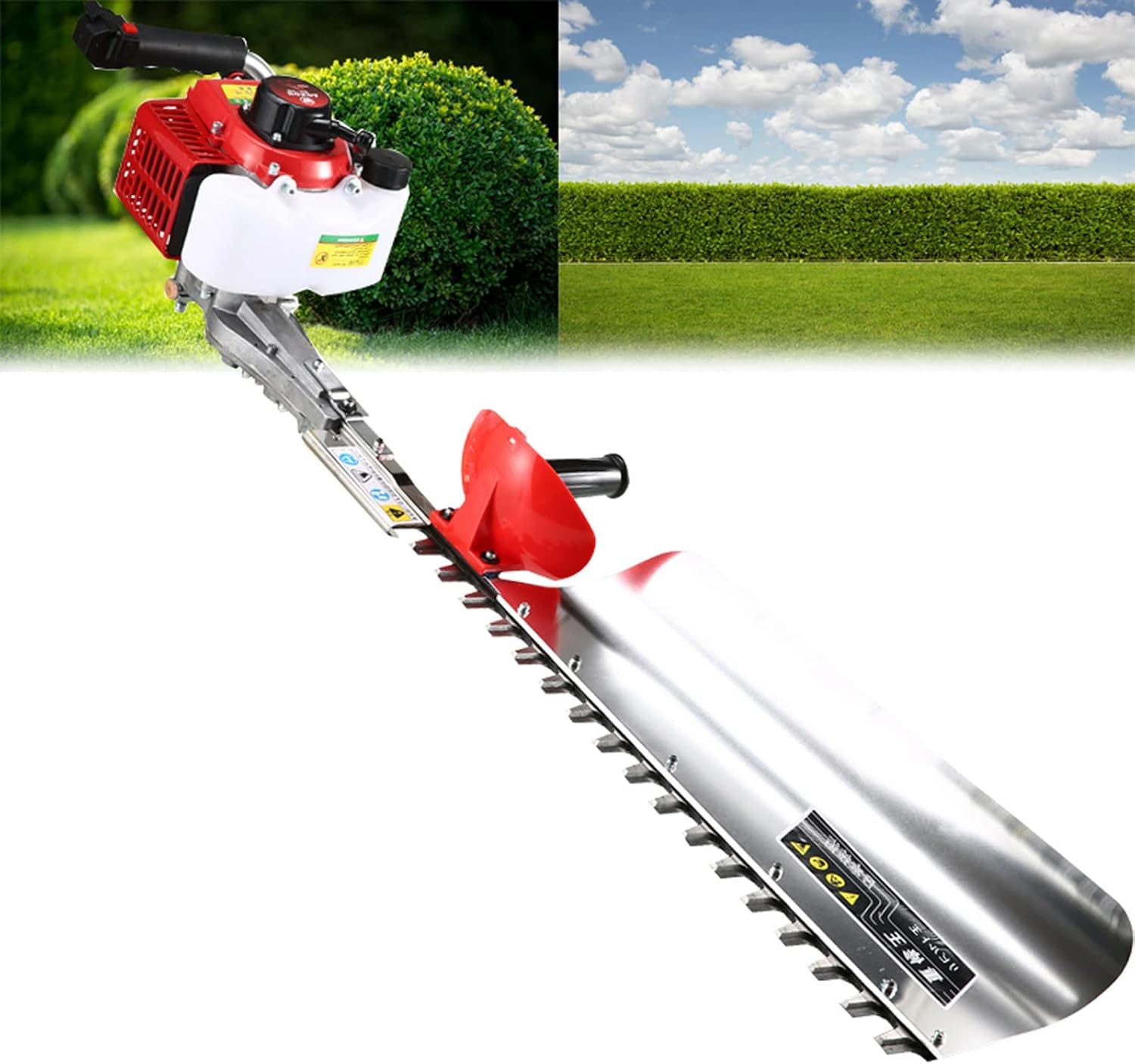 Cordless Hedge Trimmer, Lightweight Garden Handheld Hedge Cutter with Manganese