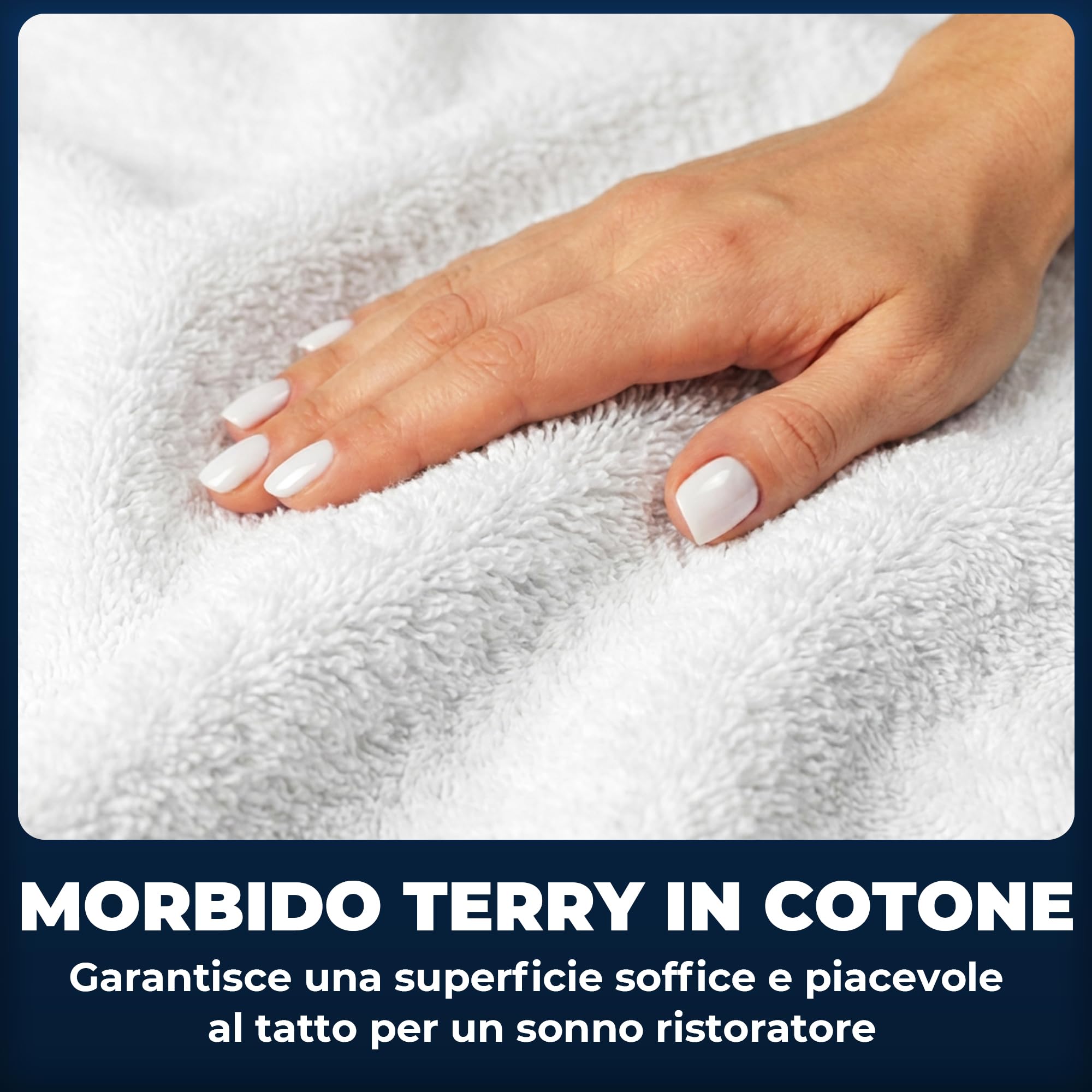 Coprimaterasso Singolo Impermeabile in Cotone 90x190 cm Lenzuolo Cerata Letto Traversa Lettino Protezione in Terry per Materasso Traspirante Antiacaro Anallergico Lavabile in Lavatrice con 4 Elastici