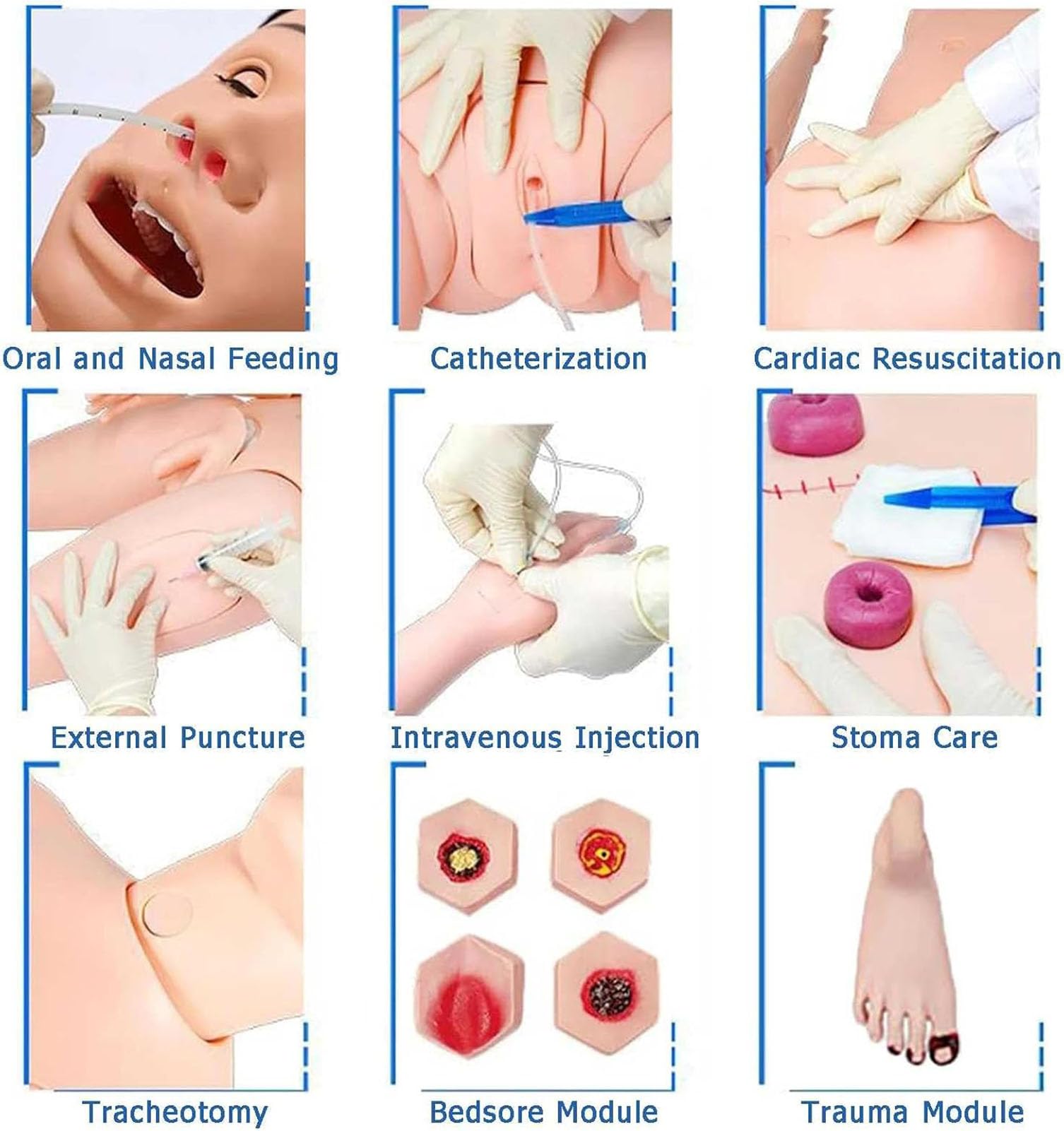 Mannequin de formation aux compétences en soins infirmiers